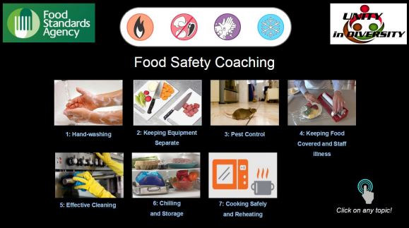 food safety coaching menu